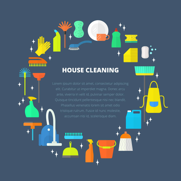 Vector cleaning concept. - Vector, Image
