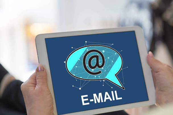Email koncept na tabletu - Fotografie, Obrázek