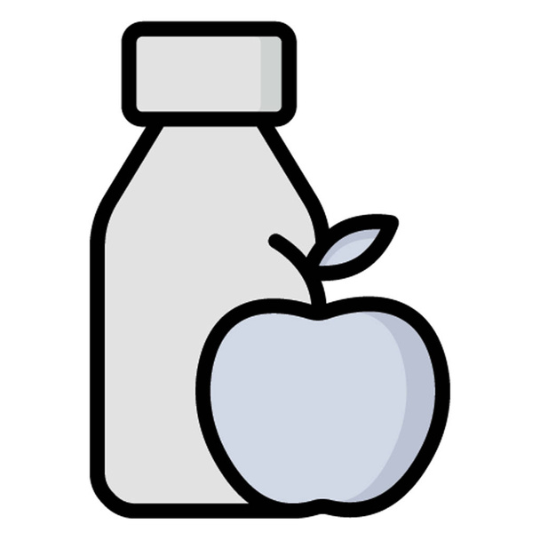 Icono de vector aislado de dieta saludable que se puede modificar o editar fácilmente
 - Vector, imagen