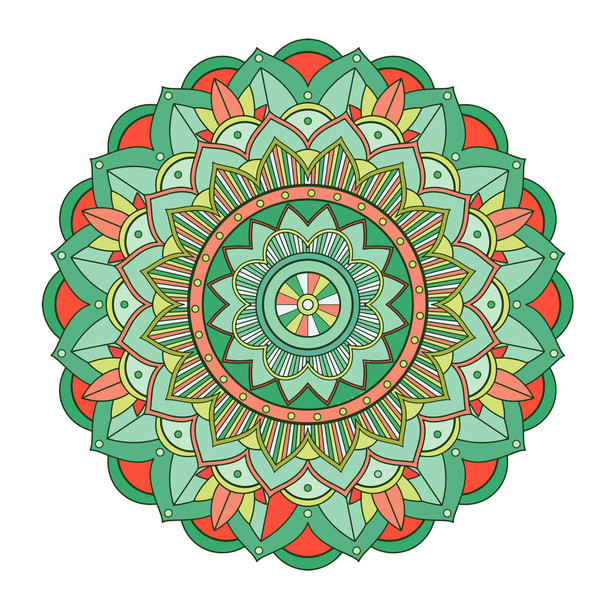 Mandala patterns on isolated background - Wektor, obraz