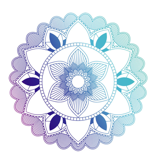 Mandala patterns on isolated background - Vektor, Bild