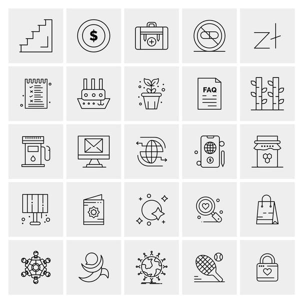 set di icone creative universali, semplicemente illustrazioni vettoriali per applicazioni e progetti web e mobile  - Vettoriali, immagini