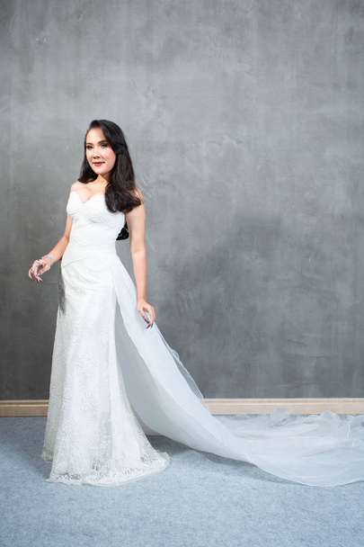 Beautiful woman in wedding dress , Bride Thai style fashion - Fotografie, Obrázek