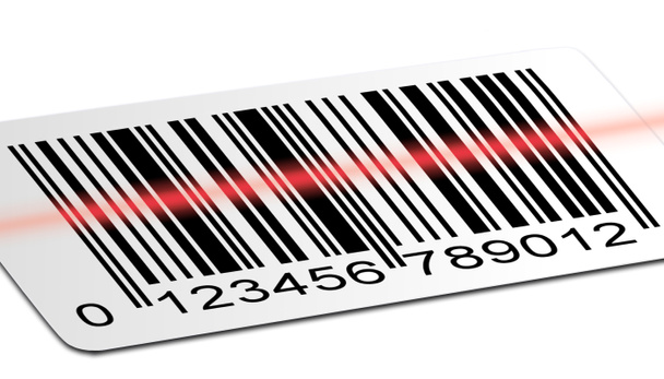 barcode gescand - Foto, afbeelding