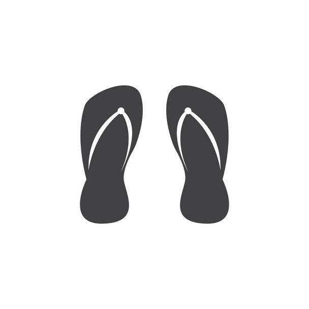 Rubber slippers vector symbol - Vector, Image