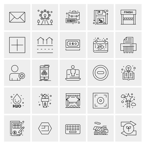 zestaw uniwersalnych ikon twórczych, po prostu wektor Ilustracje dla aplikacji i projektów internetowych i mobilnych  - Wektor, obraz