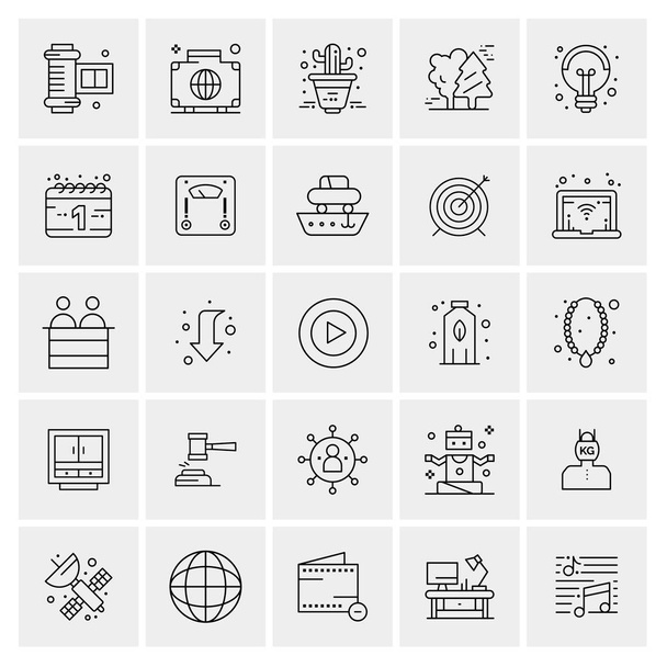 set of universal creative icons, simply vector Illustrations for web and mobile apps and projects  - Vektör, Görsel