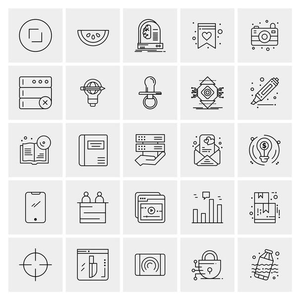 ensemble d'icônes créatives universelles, simplement vectorielles Illustrations pour applications et projets web et mobiles  - Vecteur, image