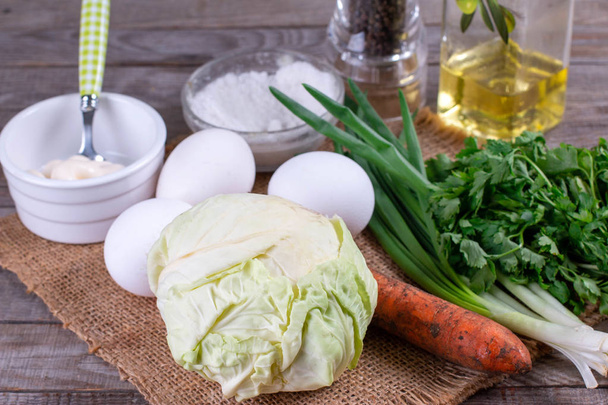 Salata Hazırlama Sebze Salatası Malzemeleri - Fotoğraf, Görsel