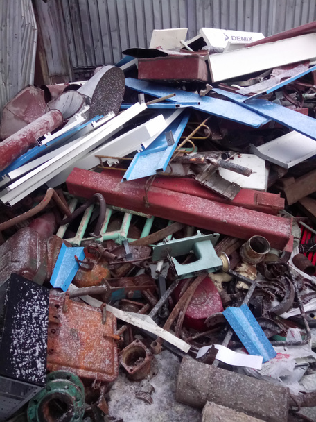 point of reception and disposal of scrap metal - Photo, Image