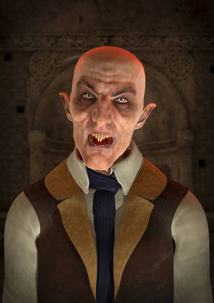 Lähikuva muotokuva vampyyri Nosferatu
. - Valokuva, kuva