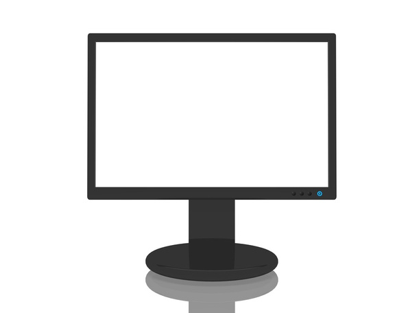monitor s prázdnou obrazovkou - Fotografie, Obrázek