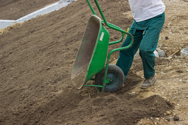 Leveling Work, Soil and Site Preparation for Lawns 3 - Fotografie, Obrázek
