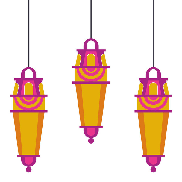lanterne decorazione festival lampade cartone animato
 - Vettoriali, immagini