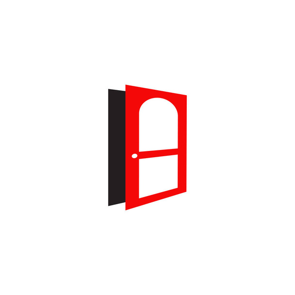 Door logo design vector template - Vector, Image