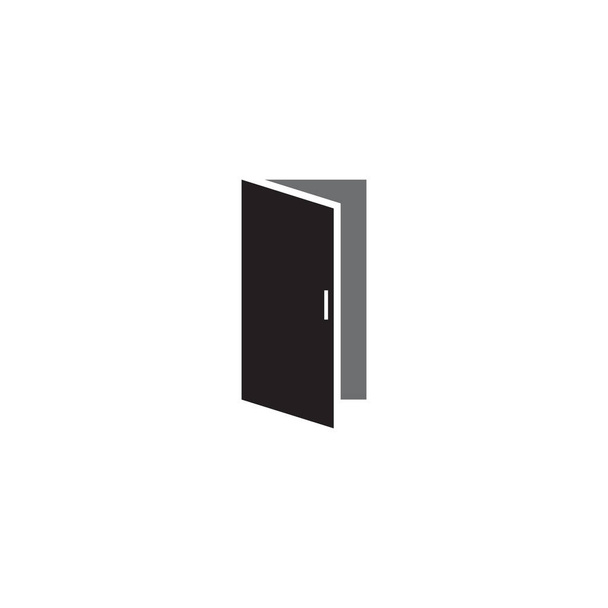 Векторный шаблон логотипа двери
 - Вектор,изображение