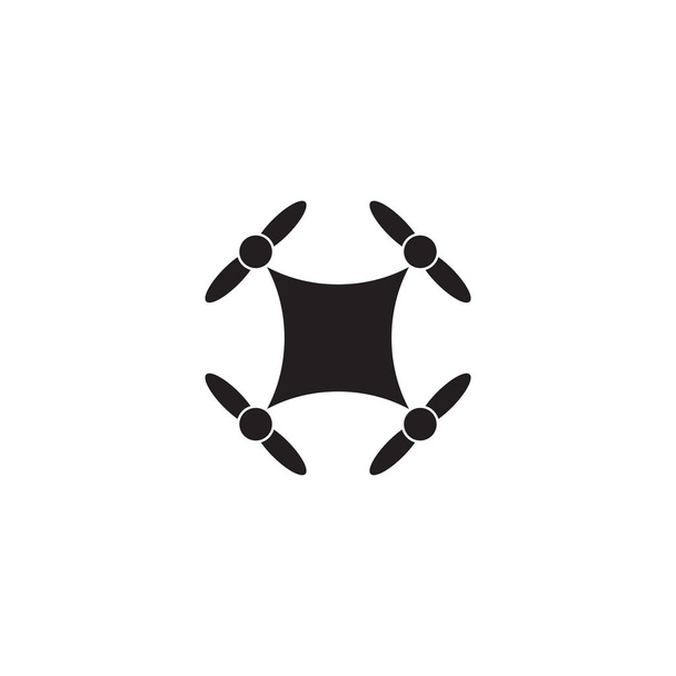 Drone ikon logó design vektor sablon - Vektor, kép