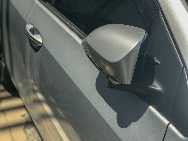 rear view mirror of the modern car - 写真・画像