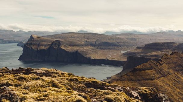 Faroe Adaları çok güzel bir manzara. - Fotoğraf, Görsel