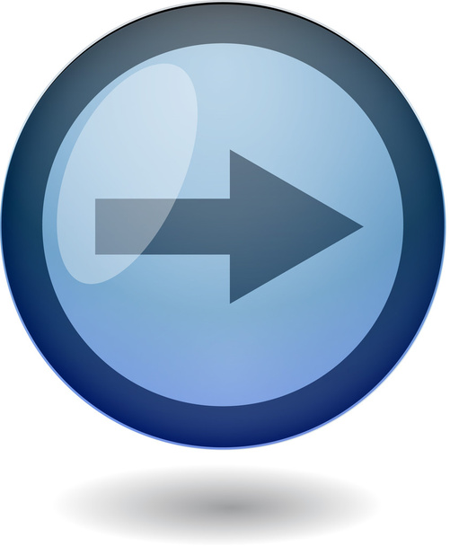 Vector arrow button - Vetor, Imagem