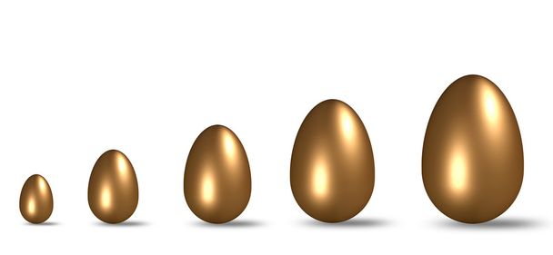 Golden eggs - Φωτογραφία, εικόνα