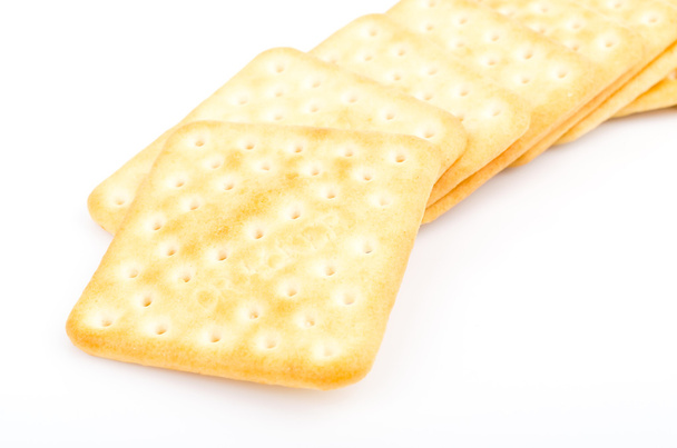 Cracker no fundo branco - Foto, Imagem