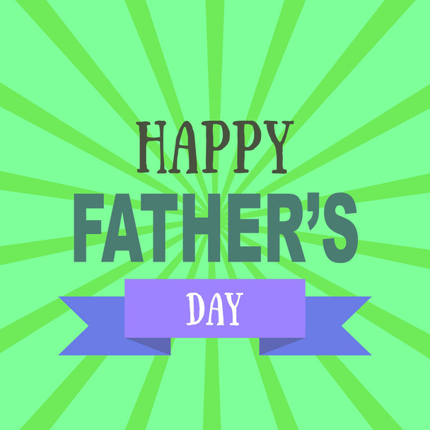 Happy Fathers Day calligraphy light banner. Dad my king illustration - Vector, Image