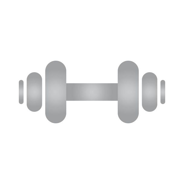 Dumbbells pictogram. Gym concept. Duimelaars vector illustratie - Vector, afbeelding