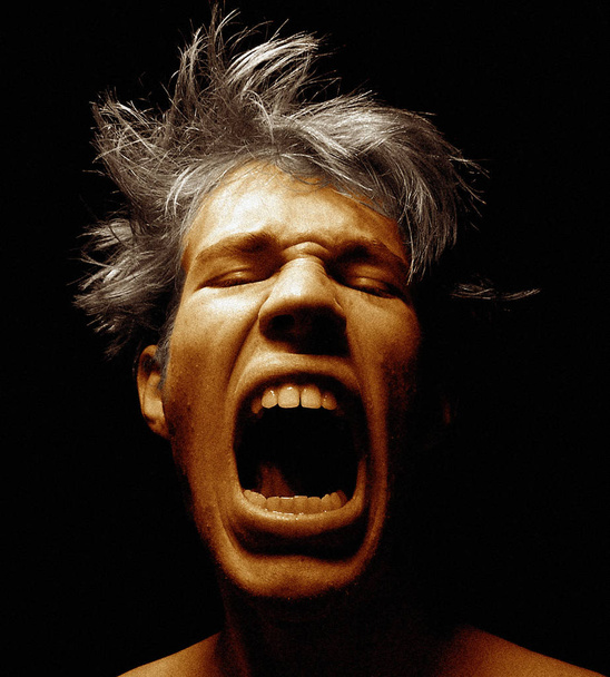 portrait of a screaming man - Foto, Bild
