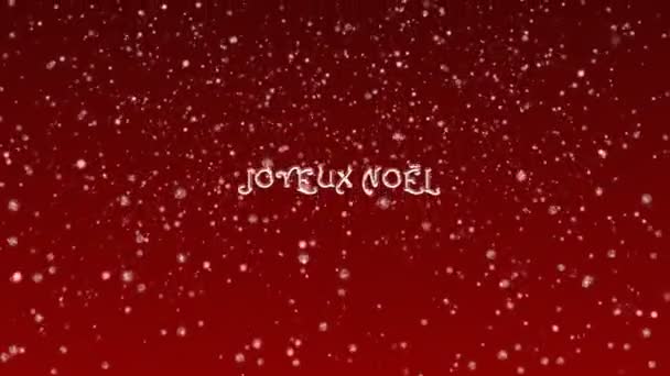 Hintergrundanimation von Heiraten Weihnachten und ein glückliches neues Jahr - rot - Filmmaterial, Video