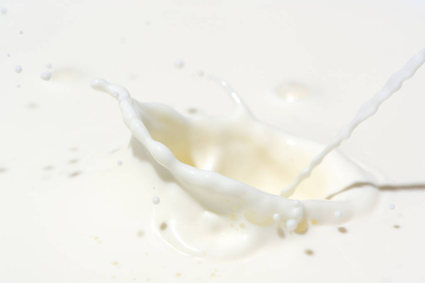 Pouring Milk Splash - Фото, изображение