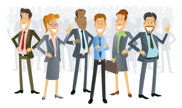 Business People Cartoons - Vector, Image