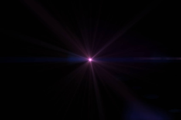 Résumé de l'éclairage pour background.abstract de fond de fusée éclairante de lentille numérique. De beaux rayons de lumière. - Photo, image