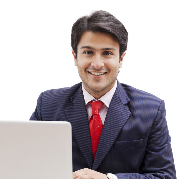 Businessman using a laptop - Foto, Imagen