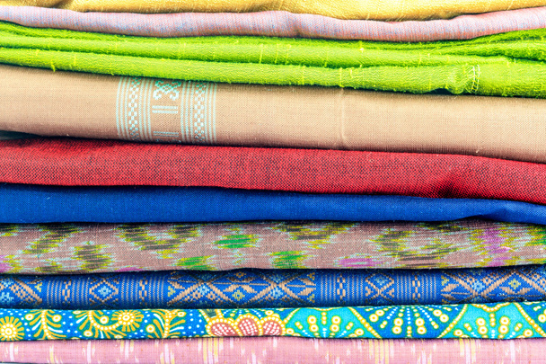 colorido de seda tailandesa
 - Foto, Imagem