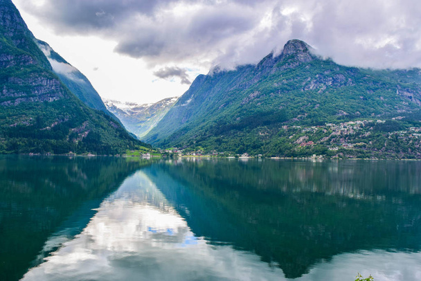 Wonderful Norwegian landscape. - Fotoğraf, Görsel