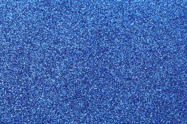 glitter shimmering and bright blue color - Photo, Image