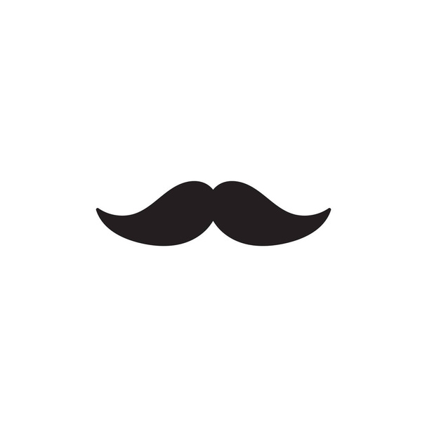 Moustache icon with handdrawn doodle style - Vektor, Bild