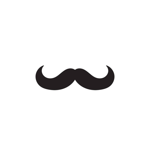 Moustache icon with handdrawn doodle style - Vektor, Bild