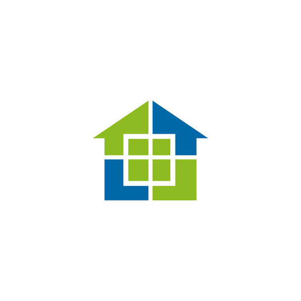 Home logo design modello vettoriale - Vettoriali, immagini
