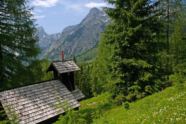 scenic view of beautiful chapel building - Fotó, kép
