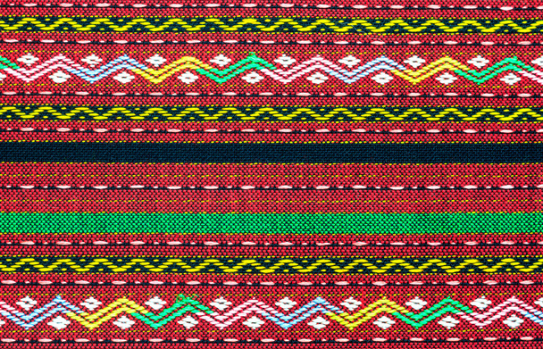 Tailandês tecido de seda fundo padrão
 - Foto, Imagem