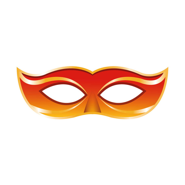 simple Masquerade mask icon, flat design - ベクター画像