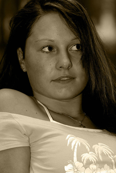 Portrait of beauty young woman  - Fotoğraf, Görsel