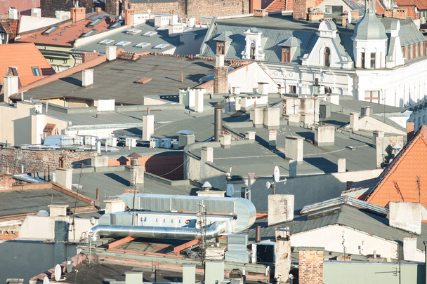 Roofs of houses seen from above - Photo, image