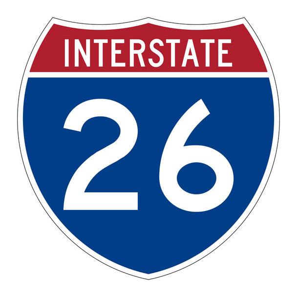 Panneau routier Interstate Highway 26
 - Photo, image