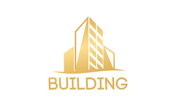 Gebäude Logo Design-Vorlage - Vektor, Bild