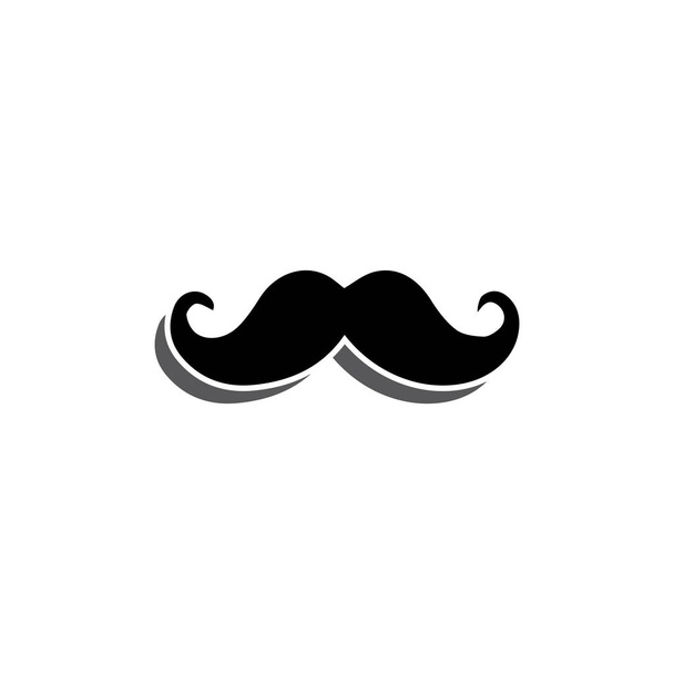 Mustache icon vector ilustration template - Vector, afbeelding