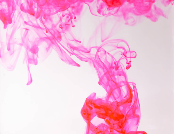 Food color drop and dissolve in water for abstract and background. - Foto, immagini