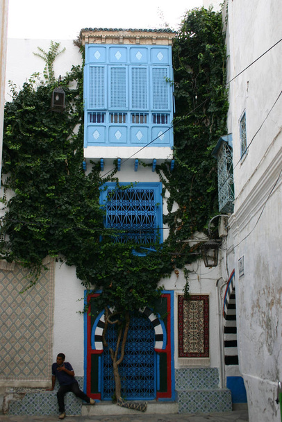 a house in the old town of hamamet. - Foto, imagen